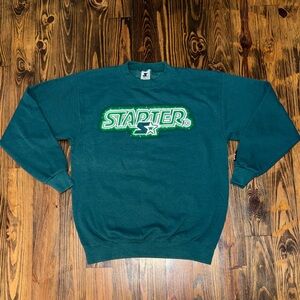 Vintage STARTER Youth XL (18-20) Teal Sweatshirt